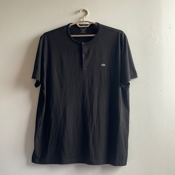 Black Lacoste T Shirt 4XL Regular Fit - Picture 1 of 7